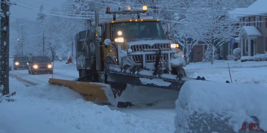 Intense band of lakeeffect snow falls in Cassadaga, NY Latest