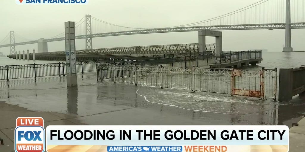 Flooding in the Colden Gate City due to king tides Latest Weather