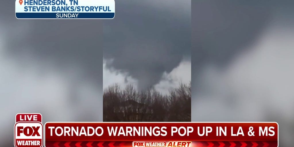 Watch: Funnel cloud seen forming in Henderson, Tennessee | Latest ...