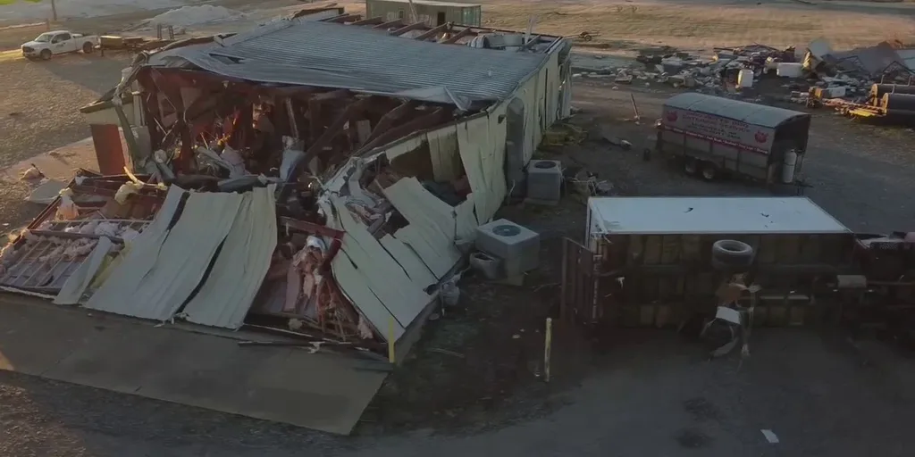 New drone video shows devastation in Leachville, Arkansas Latest