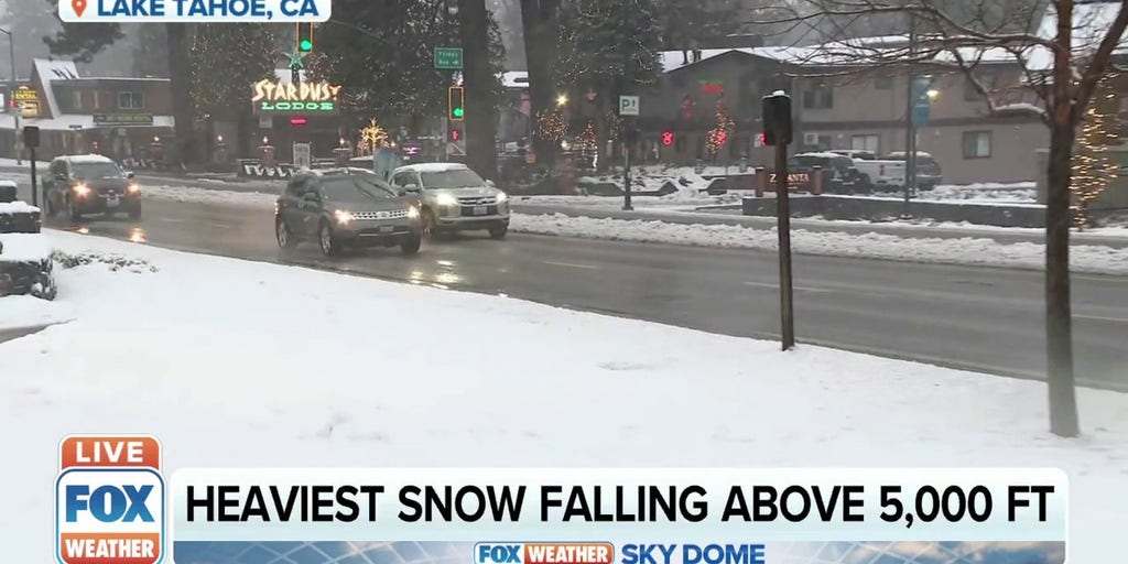 Several feet of snow forecast for Sierra Nevada, Cascade mountains