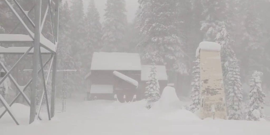 Major snowstorm results in hazardous weather for Sierra Nevada ...