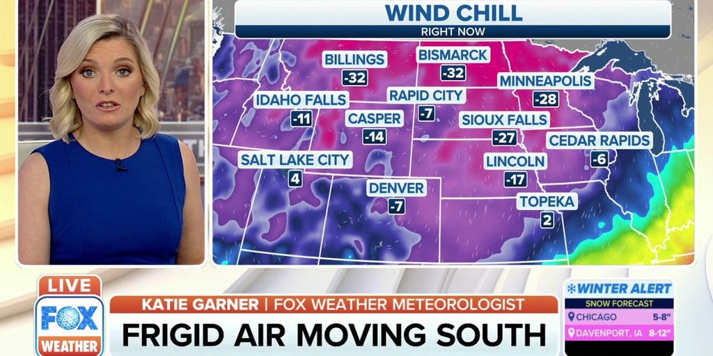 Frigid air is on the move south | Latest Weather Clips | FOX Weather