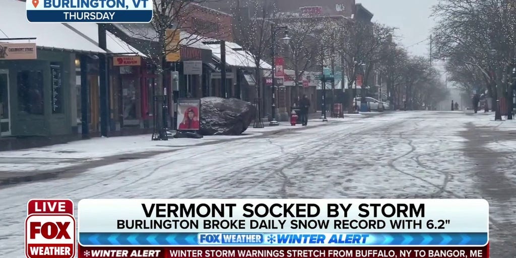 vermont burlington weather