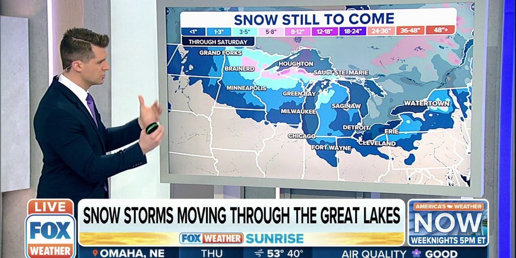 Great Lakes Gears Up For More Snow From A Fast-moving Clipper System ...