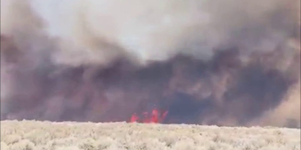 The Airport Fire burning near California Latest Weather Clips