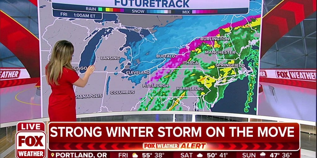 Winter Storm Brings Freezing Rain Snow To Northeast Latest Weather Clips Fox Weather 9006