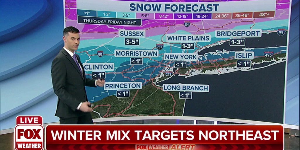 Northeast snow forecast and timing | Latest Weather Clips | FOX Weather