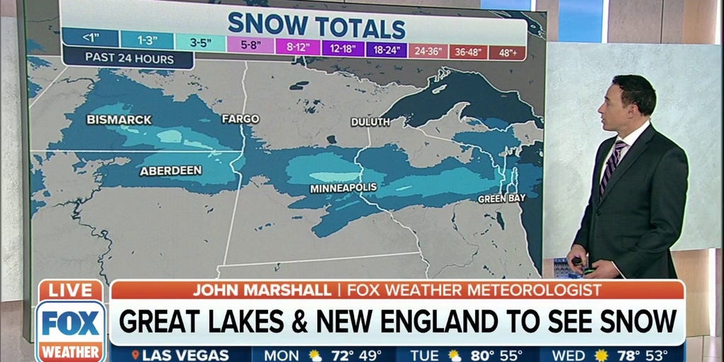 Winter Weather Advisory from Wisconsin to Michigan Monday Latest
