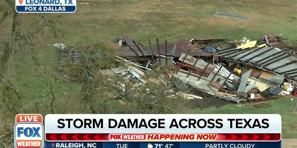 Watch: Severe Storms Leave Widespread Damage Across Texas | Latest ...