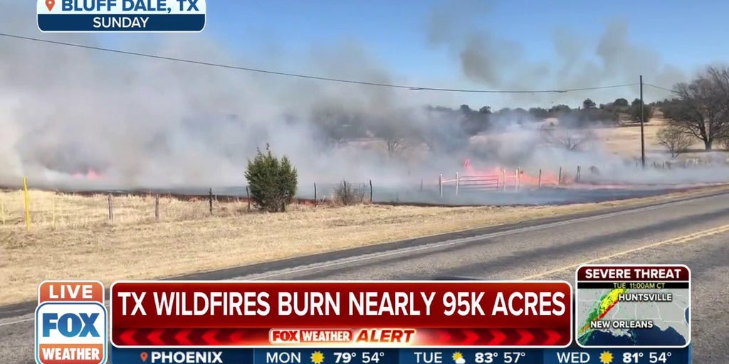 Eastland Complex Fire in Texas now includes 7 fires after 3 new blazes