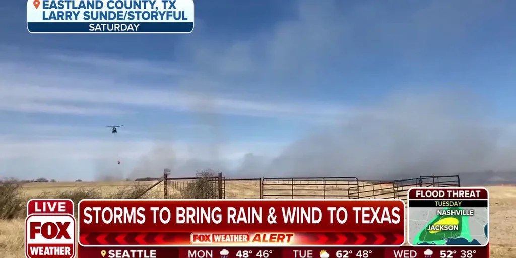 Big L Fire 50 percent contained as evacuation order lifted in Lipan, TX