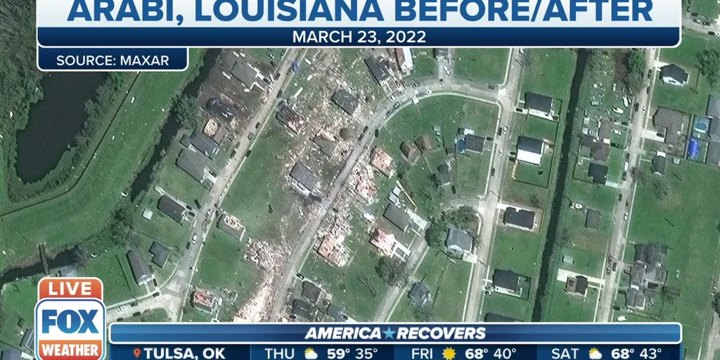 Before and after pictures show the devastation deadly tornado had on Arabi, LA Latest Weather