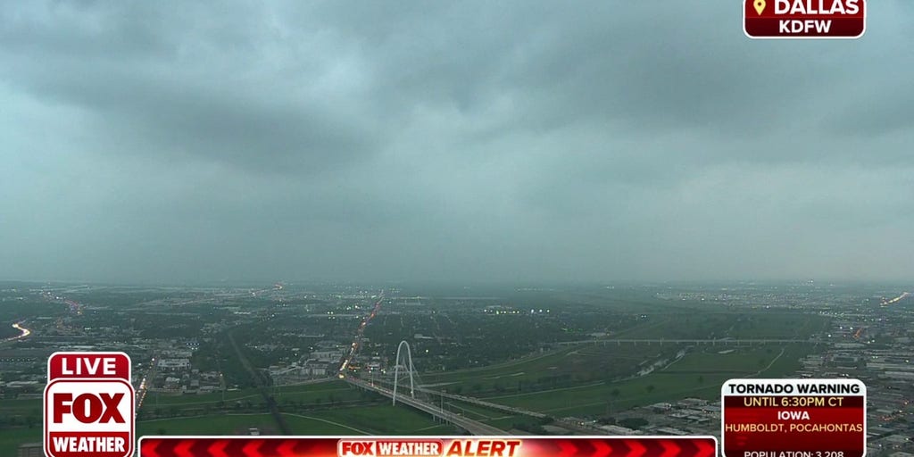 Severe weather causes ground stop at DFW Airport Latest Weather Clips