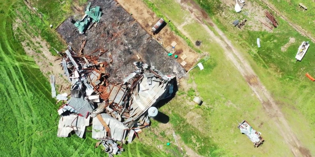 Watch Video reveals scope of tornado damage in Scranton, Arkansas