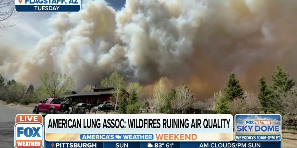 Wildfires burning in Canada are continuing to create poor air quality