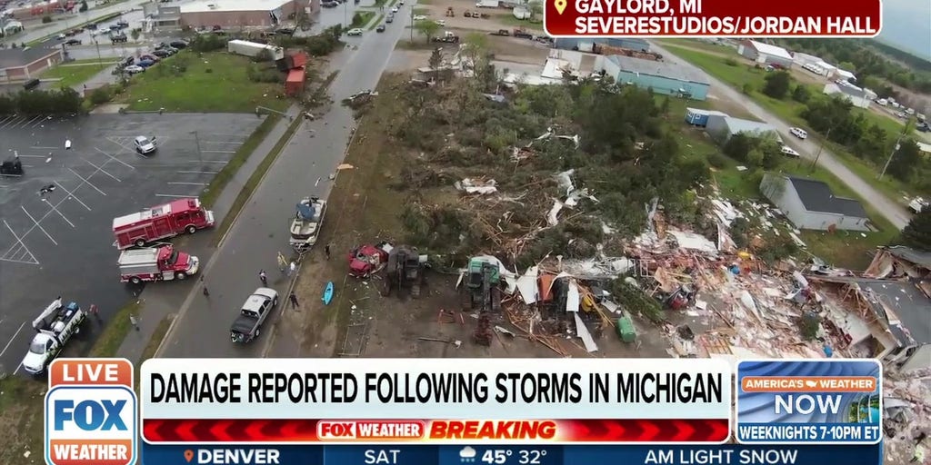 Damage, thousands of power outages reported after tornado in Gaylord