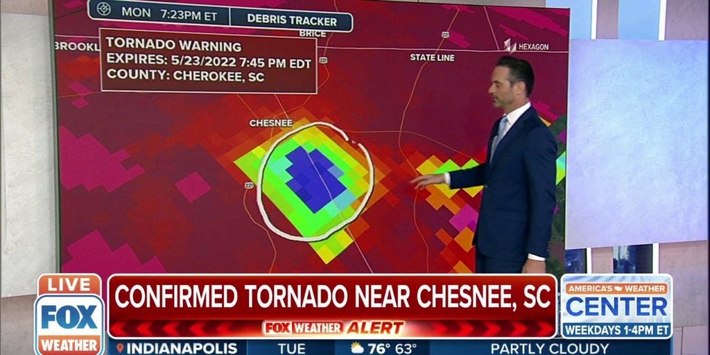 Tornado confirmed near Chesnee, South Carolina Latest Weather Clips