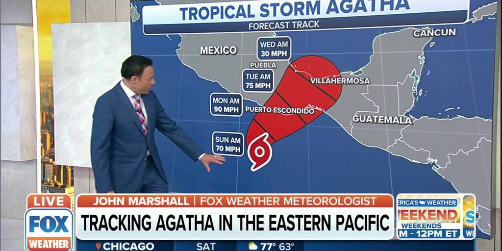 Tropical Storm Agatha Forms In Eastern Pacific Latest Weather Clips Fox Weather 7766