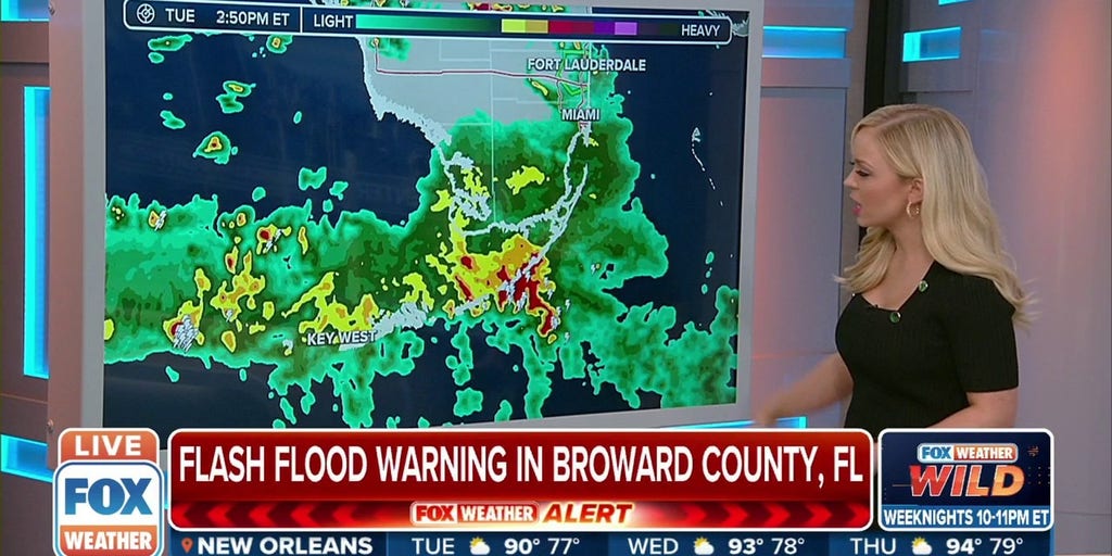 Flash Flood Warning Issued In Broward County, Florida | Latest Weather ...