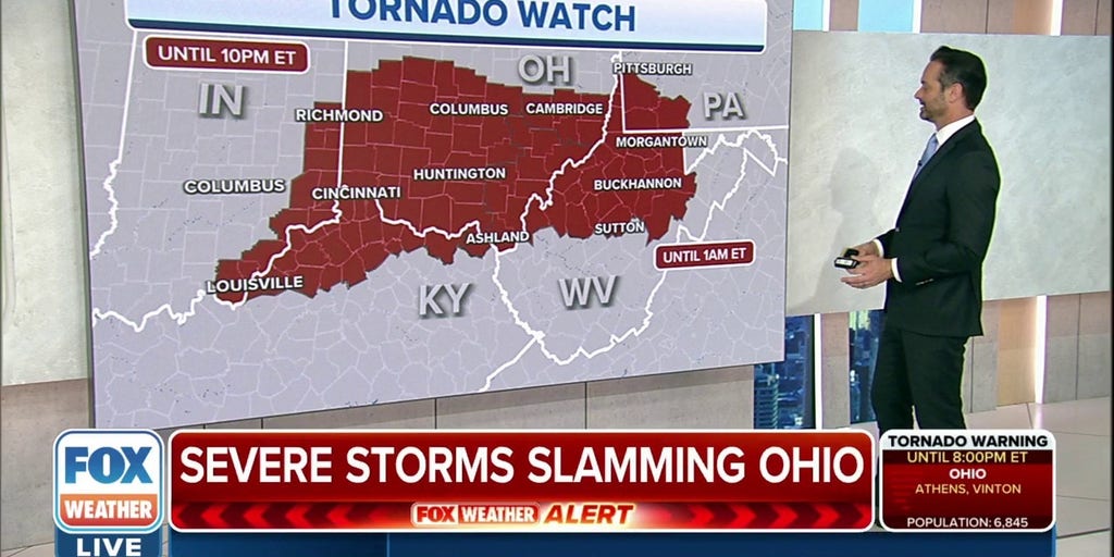 Tornado Watch for several states in the Ohio Valley | Latest Weather ...