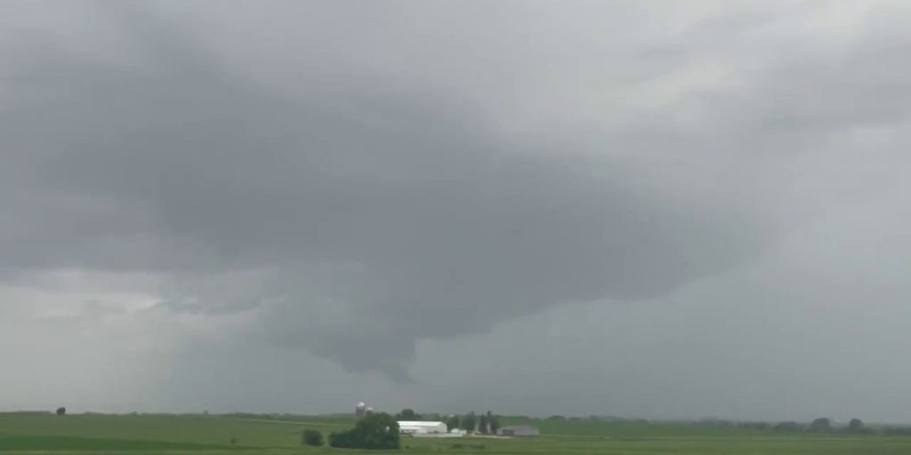 Funnel cloud near Maynard, Iowa Latest Weather Clips FOX Weather