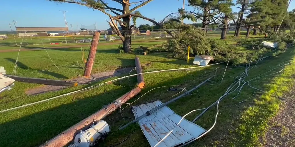 Tornado damage in Mauston, Wisconsin Latest Weather Clips FOX Weather