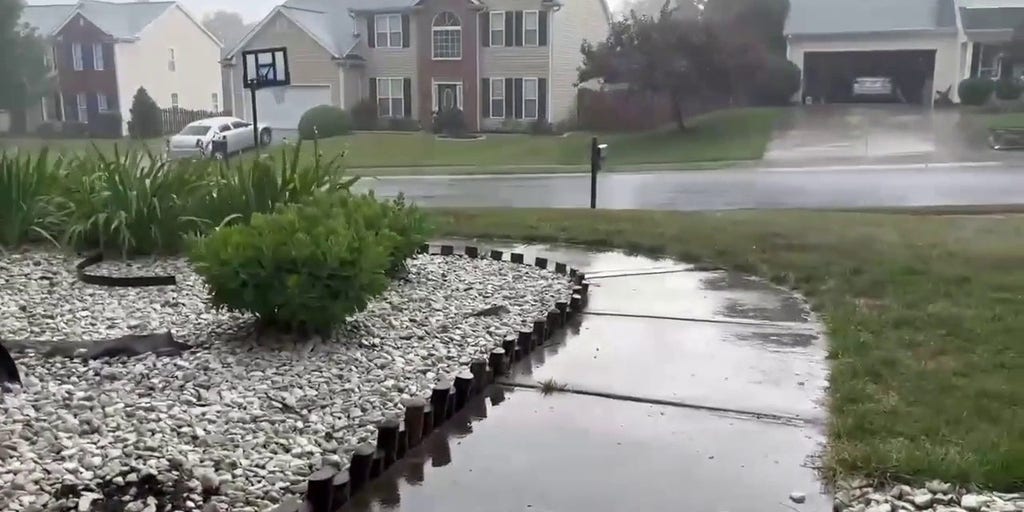 Storm brings hail to Kernersville, NC Latest Weather Clips FOX Weather