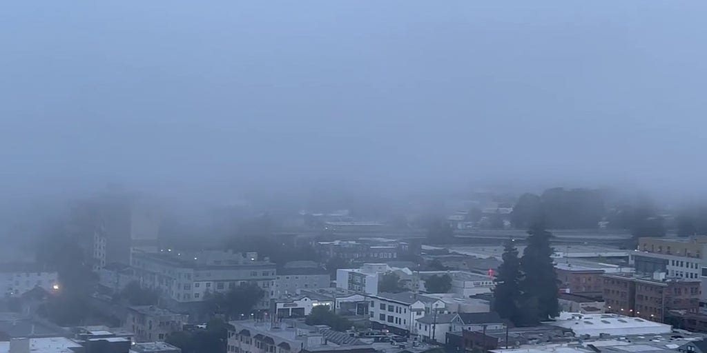 Fog takes over Oakland, California skyline Latest Weather Clips FOX