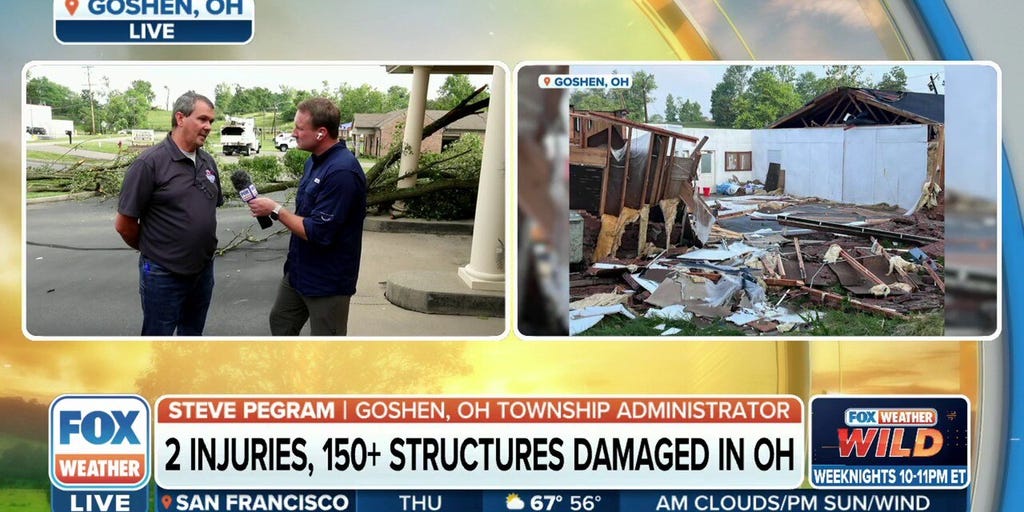More than 150 buildings damaged in Goshen, Ohio after tornado Latest