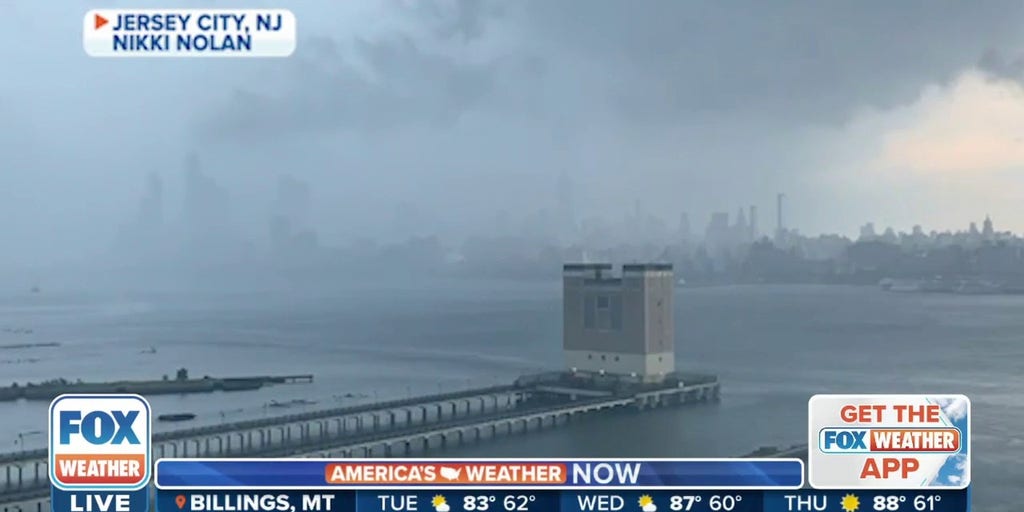 Timelapse video Storms roll through New York City Latest Weather Clips FOX Weather