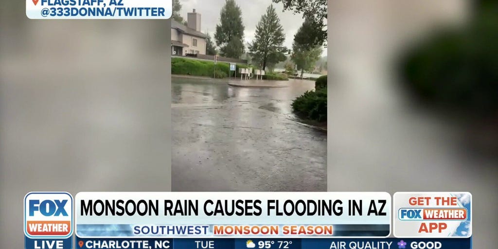Immense flooding in Flagstaff, Arizona Latest Weather Clips FOX Weather