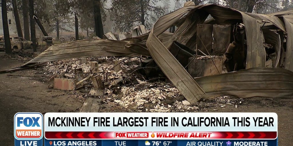 McKinney Fire burning 55,000+ acres, now largest wildfire in CA this