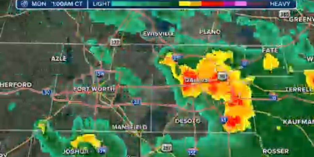 What the Dallas flood looked like on Doppler radar | Latest Weather ...