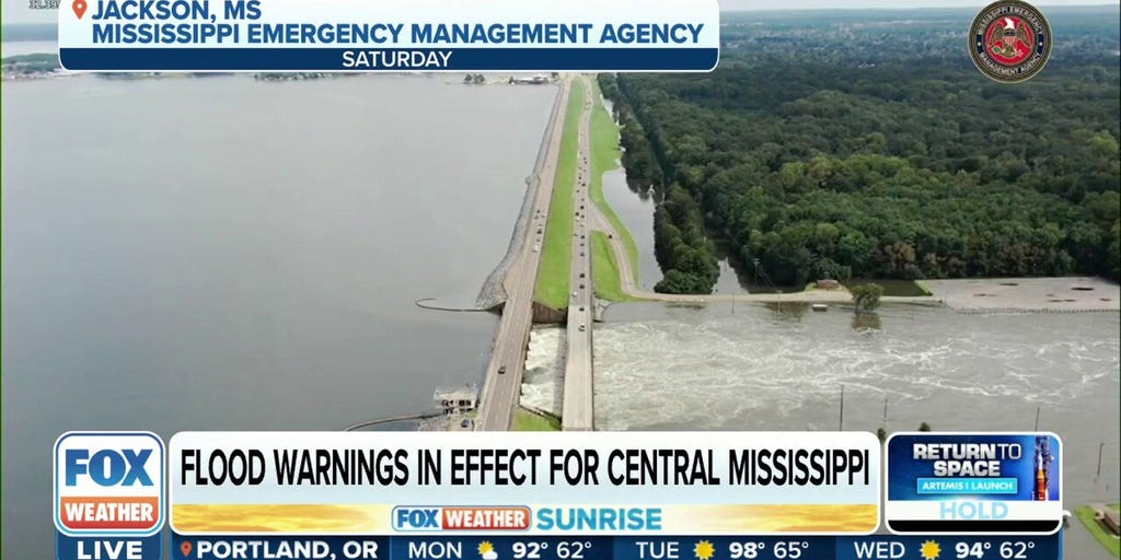 Pearl River in Jackson, MS, expected to hit major flood stage Monday