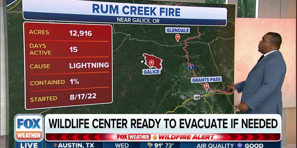 Rum Creek Fire in Oregon continues to grow, now nearly 13K acres