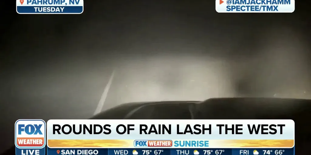 Severe weather blasts southern Nevada with heavy rain, strong winds