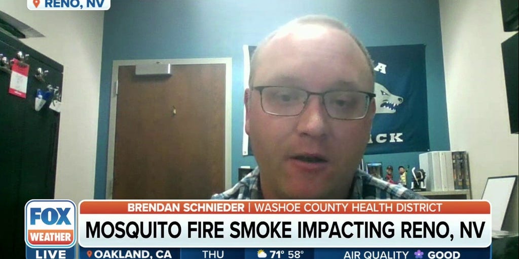 Hazardous air quality from Mosquito Fire hits Reno, Nevada Latest