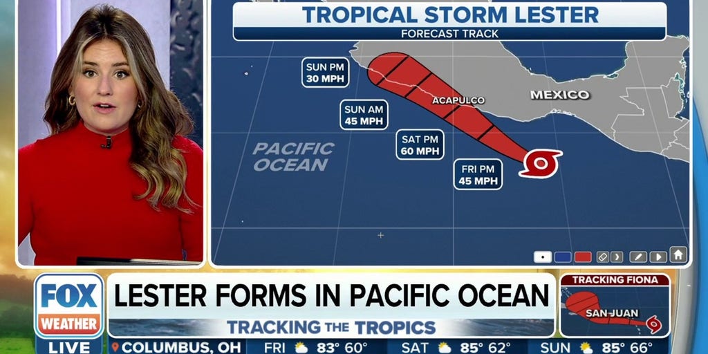 Tropical Storm Lester forms in Pacific Ocean near Mexico Latest