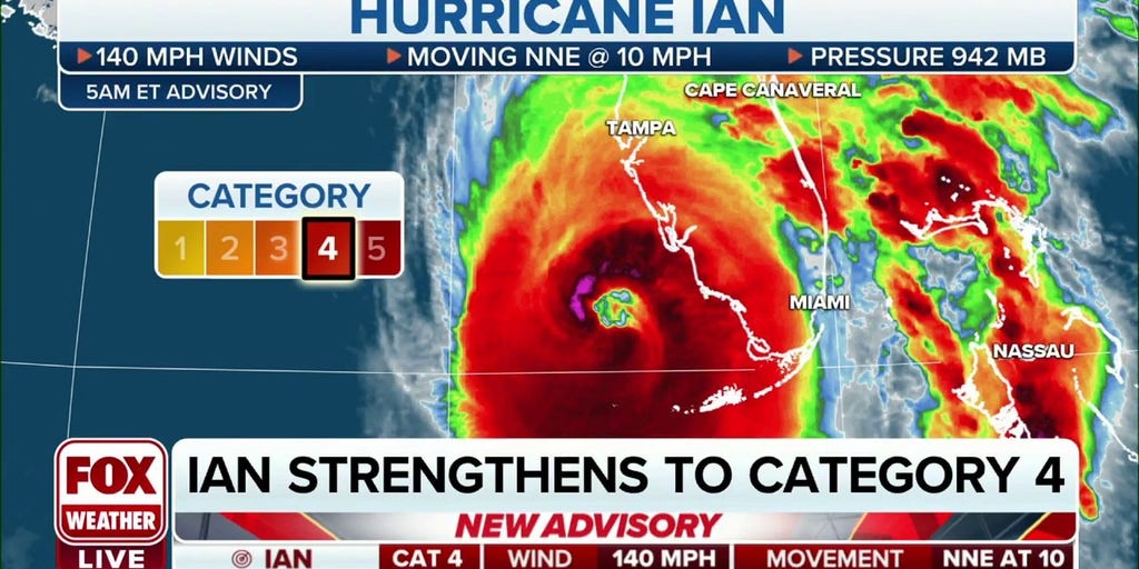 Hurricane Ian Is Now Extremely Dangerous Category 4 Storm | Latest ...