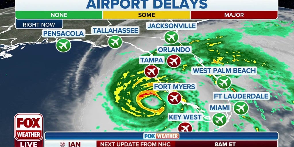 Hurricane Ian's Impact On Florida Airports | Latest Weather Clips | FOX ...