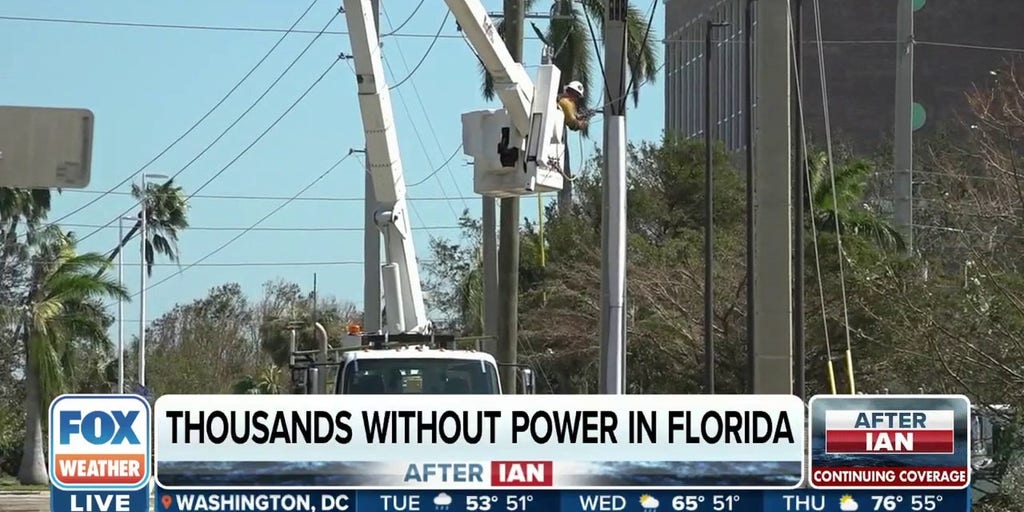 Hundreds Of Thousands Of Floridians Still Without Power After Ian ...