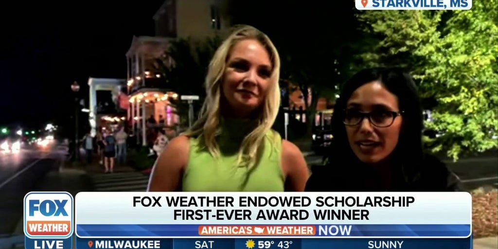 Fox weather endowed scholarship handed to first recipient latest