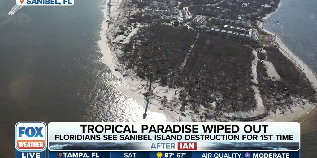 Sanibel Island residents see wipedout tropical paradise for first time