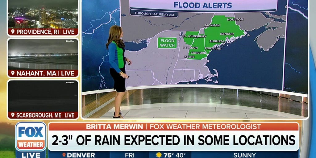 Heavy rain lingers along Eastern Seaboard through Friday Latest Weather Clips FOX Weather
