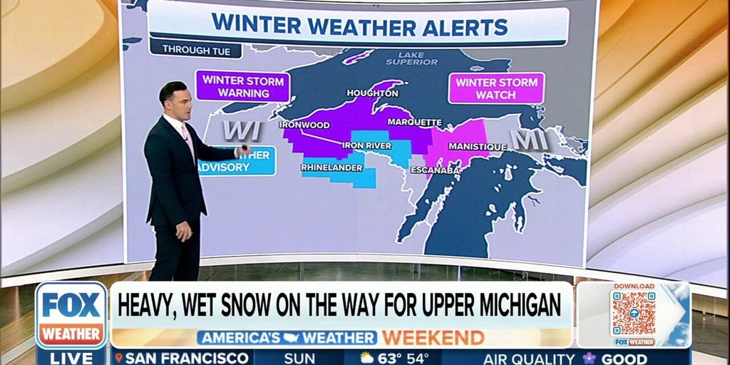 Winter Storm Warnings Issued Across Michigan's Upper Peninsula | Latest ...