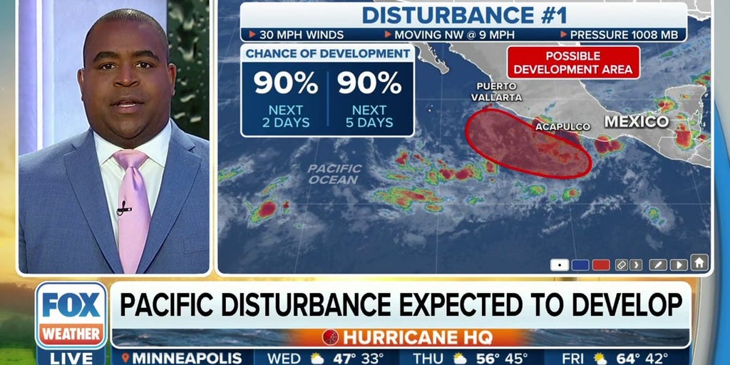 Tropical disturbance in eastern Pacific expected to develop | Latest ...