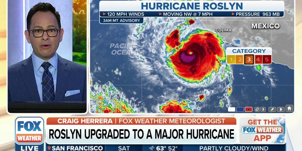 Roslyn upgraded to major hurricane Latest Weather Clips FOX Weather