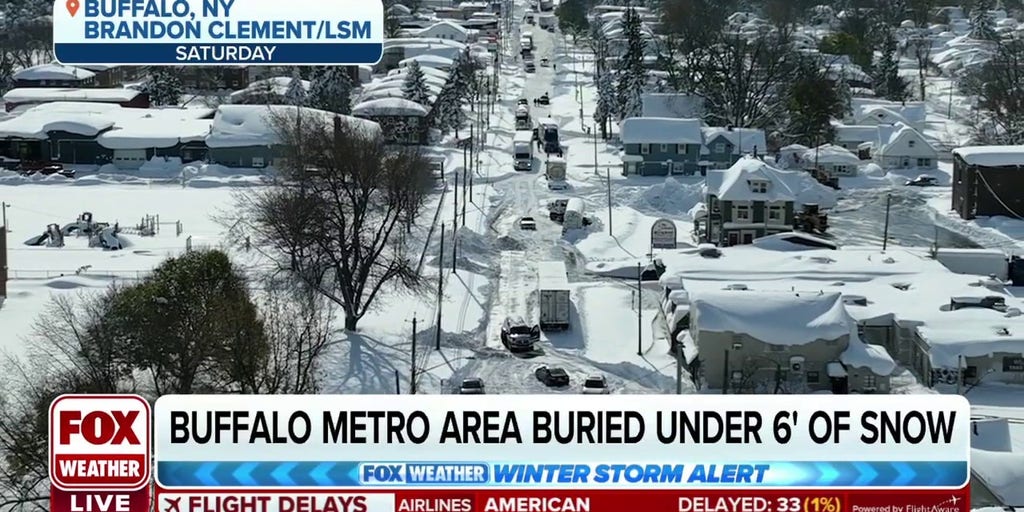 Buffalo metro area buried under 6 feet of snow | Latest Weather Clips ...