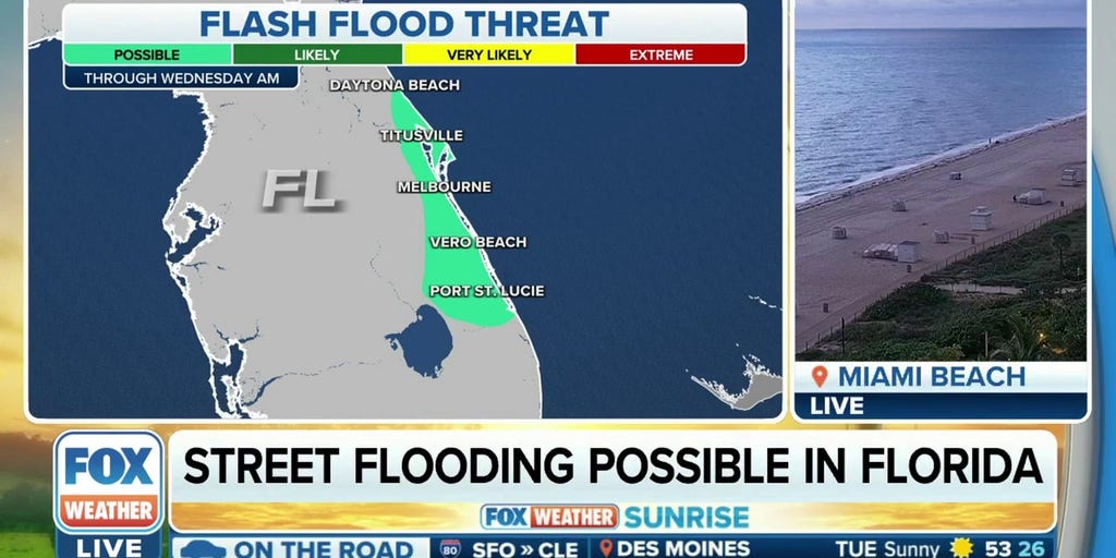 Flash Flooding Threatens Miami, Orlando As Rounds Of Storms Eye Florida ...